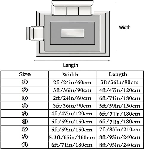 Tapete decorativo RITADI 5 x 6 pies miniatura 2