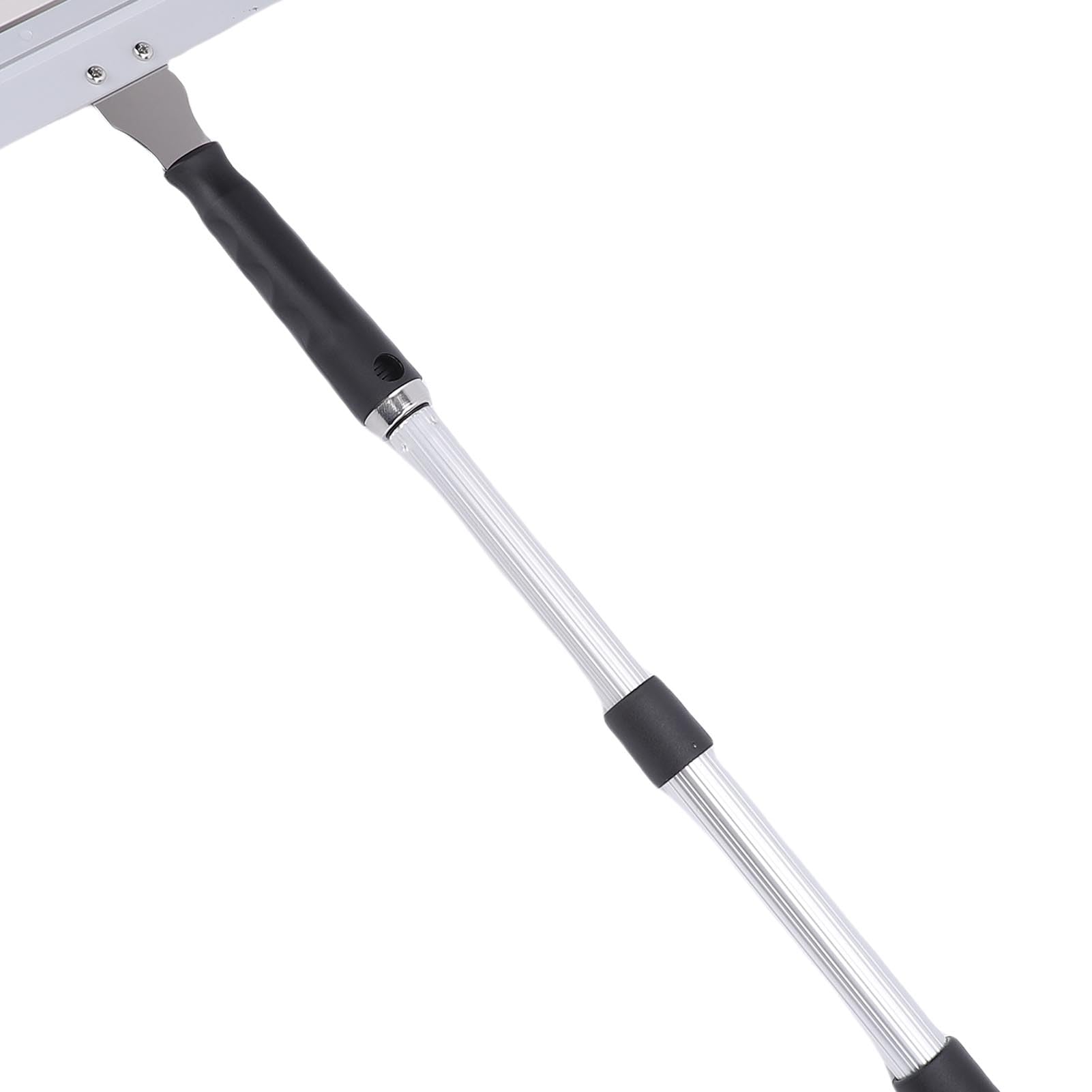 Fabater Herramienta de Nivelación de Pisos de Cemento, Paleta de Enyesado de 20" con Varilla Ajustable para Pavimentación de Mortero y Raspado de Paredes