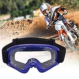 Kids Dirt Bike Goggles Impact-Resistant Adjustable Child Youth ATV Motorcycle Off-Road Riding Motocr
