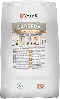 VASARI Lime Plaster & Paint | Carrera Plaster (Coarse Sand Finish) | Mad...