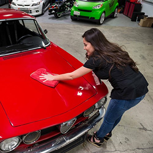 Chemical Guys Mic_997_6 Fluffer Miracle Supra Microfiber Towel, Red, 24" X 16", Pack Of 6 #TOP5