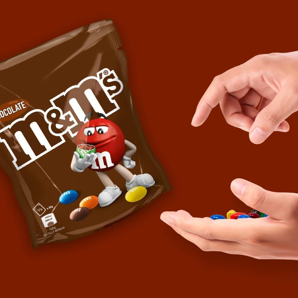 M&M's Choco Snack Bolitas de Colores Chocolate con Leche 330g