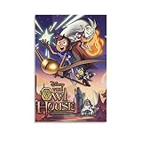 Fotuven Owl House Cartoon Character Classic Poster Canvas Art Poster Poster Decorative Painting Canv