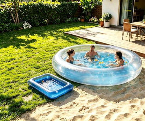 Pileta Inflable para Pies con Bomba y Diseño Portátil miniatura 7