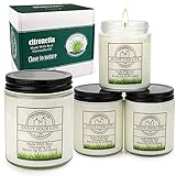 [Aroma de aceite de citronela]: el aroma de la vela se destila de citronela. El fuerte aroma del césped verde elimina los olores y mantiene el aire fresco. Puede refrescar a las personas y proporcionar fragancias frescas a la habitación. También elimina el zumbido.