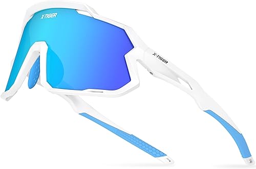 X-TIGER Gafas de sol polarizadas para niños y niñas, lentes de sol de béisbol polarizadas para niños de 8 a 14 años, UV400, gafas de ciclismo y