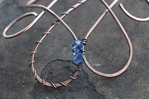Large Celtic Hair Clip Bun Holder Hair Slide Hair Fork For Long Thick Hair,Copper Jewelry image 4