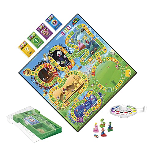 Hasbro Das Spiel des Lebens Super Mario Brettspiel für Kinder ab 8 Jahren, Minispiele spielen, Sterne sammeln und gegen… – Bild 6