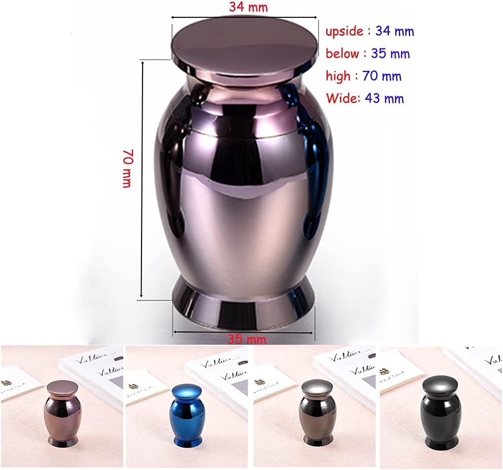 316 L Stainless Steel Ashes Keepsake Memorial Urns Casket Funeral Token Cremation Ashes Holder 1