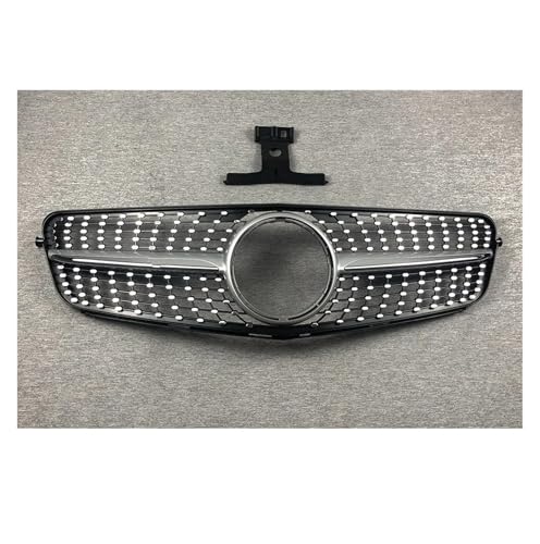 Calandre avant diamant argentée pour Mercedes Benz Classe C W204 S204 C204 de 2007 à 2014