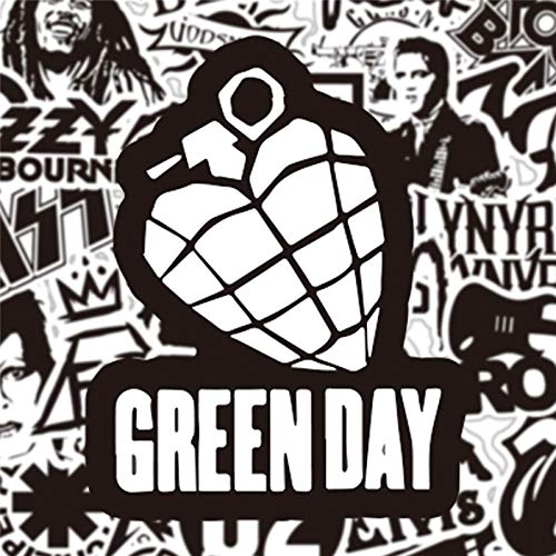 HENJIA Adesivi Rock Band in Bianco e Nero