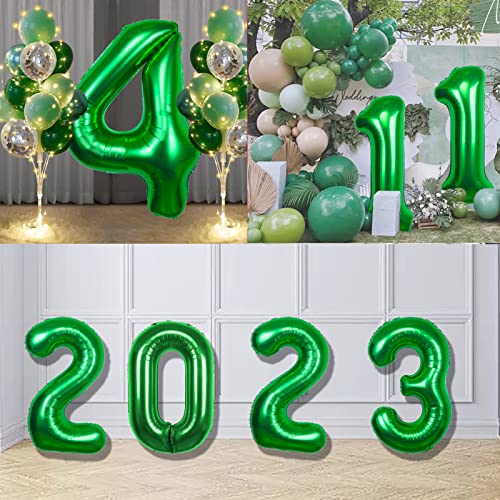 Giant,40Inch Dark Green 7 Balloon Number 40 Inch Green Number 7 Balloon For 7Th Jungle Party Decorations | Number 7 Balloons For Birthdays | 7Th Birthday Balloons For Boys, 7Th Birthday Party #TOP4