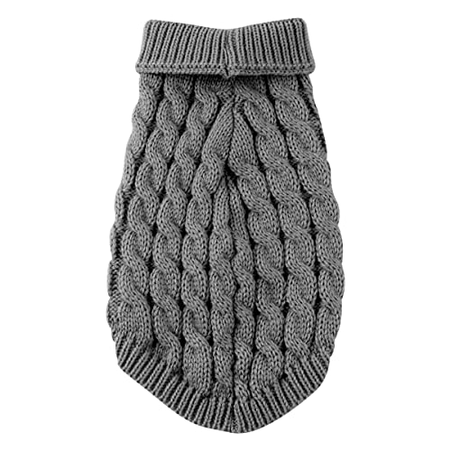 Jagowa Dog Jumpers Sweater Knitted Clothing Winter Pet Clothing Dog Sweater Jumper Clothing for Small Medium Sized Dogs Indoor Outdoor(Large Size)