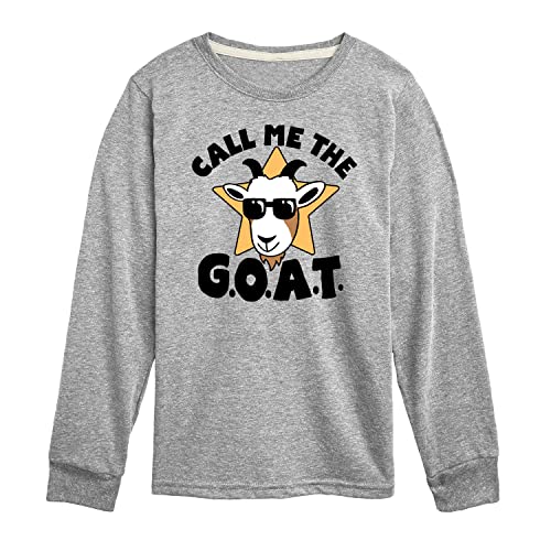 Instant Message - Call Me The Goat - Toddler and Youth Long Sleeve Graphic T-Shirt