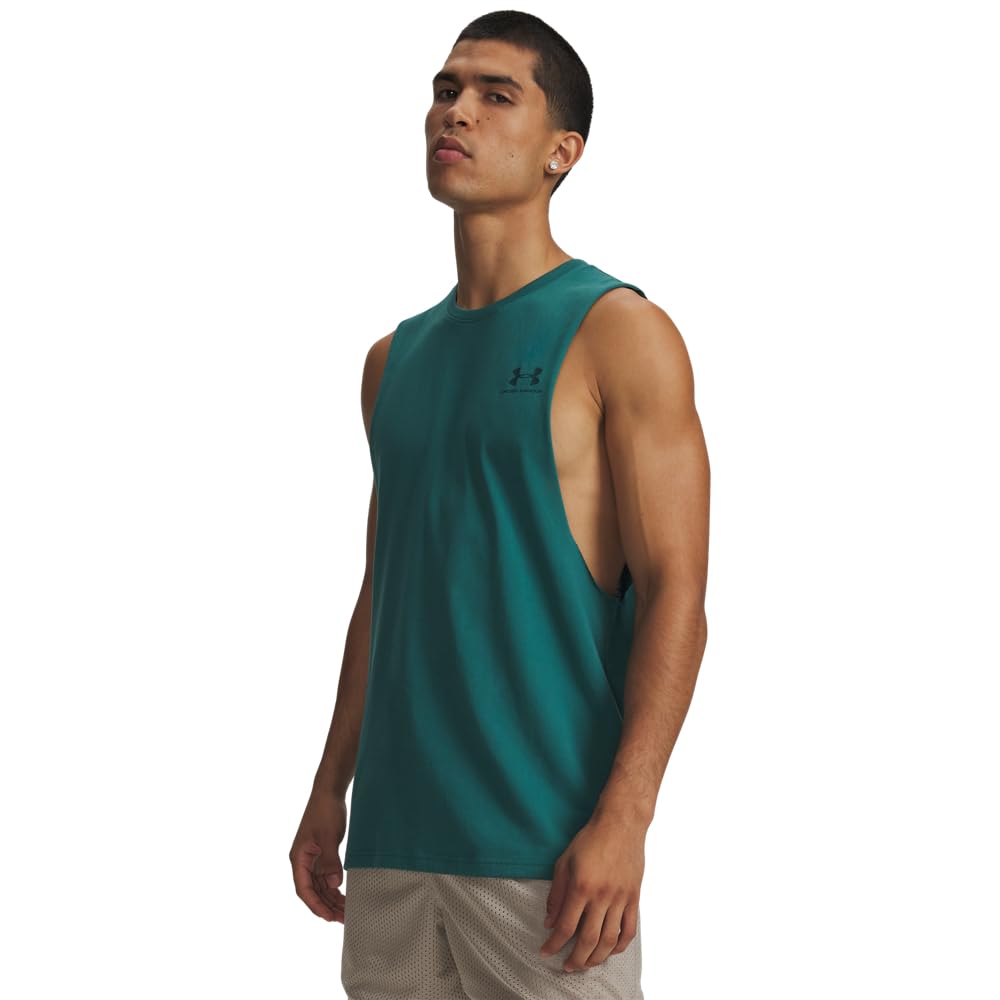 under armour Mens Sportstyle Left Chest Cut-Off T-Shirt-picture-39