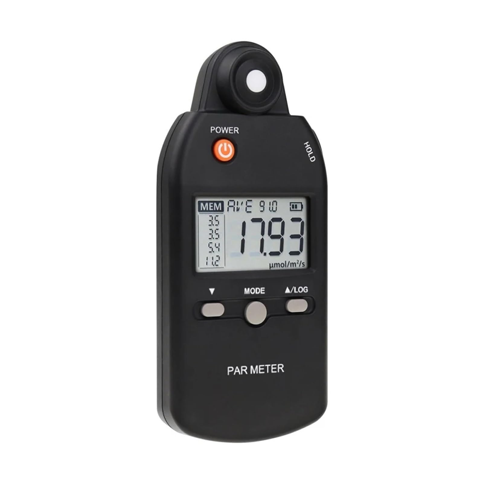 JVDDI Digital Light Tester Handheld PAR Meter Advanced Sensor Measure Grow Light Intensity Lux PPFD Tester For Indoor And Outdoor Plant
