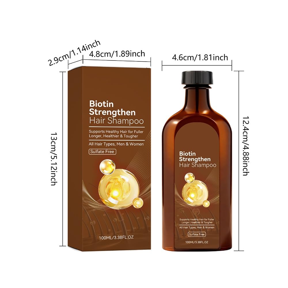 Shampoo volumizzante resiliente for capelli, detergente idratante leggero for capelli lisci come la seta, più pieni e gestibili(2PCS)
