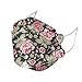 Produktbild NIMIZIA 10 Stück Mundschutz Erwachsene 5 Lagige Schutz_Maske mit Motiv,Blume Druck 5 Lagige Bandana Mund und Nasenschutz Staubdicht Mund-Nasen Bedeckung Atmungsaktiv für Damen Herren (L, 10PC)