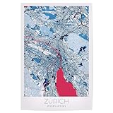 artboxONE Poster 30x20 cm Städte/Zürich Zürich Wandbild 