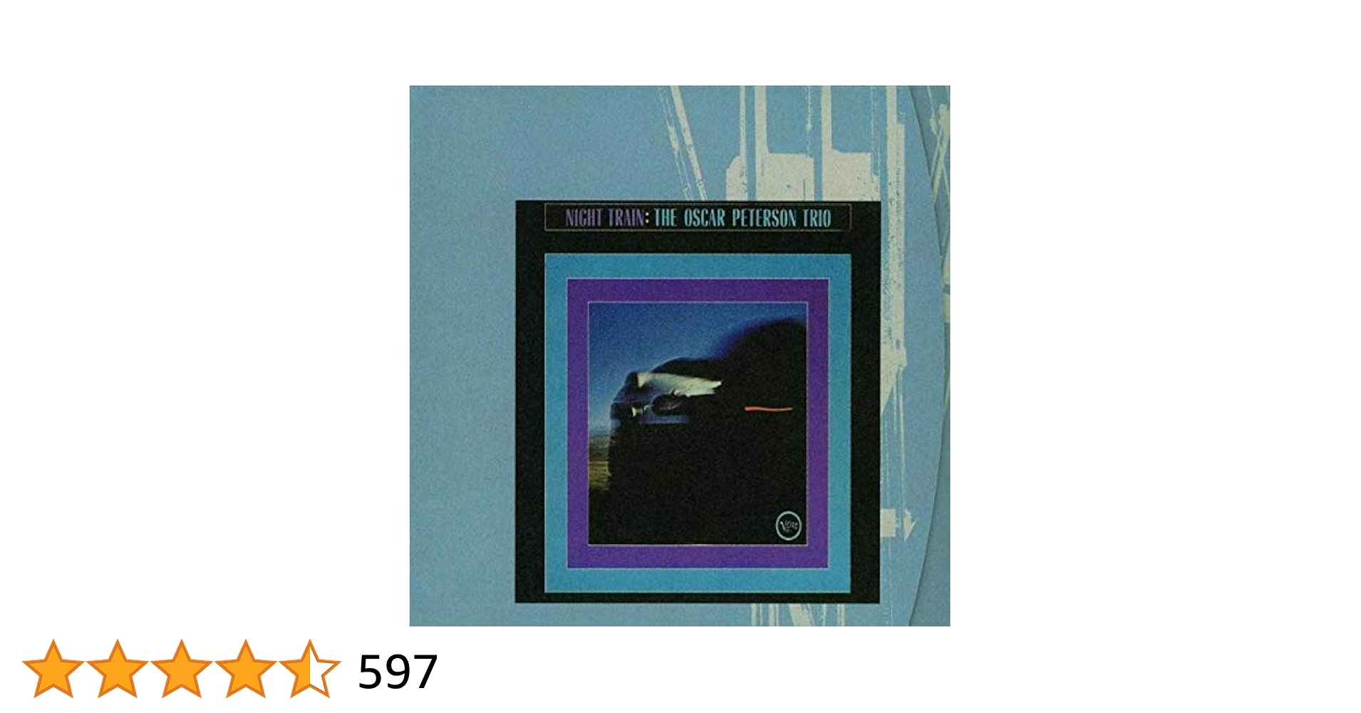NIGHT TRAIN: THE OSCAR PETERSON TRIOレコード The Oscar Peterson Trio - Night Train = ナイト・トレイン