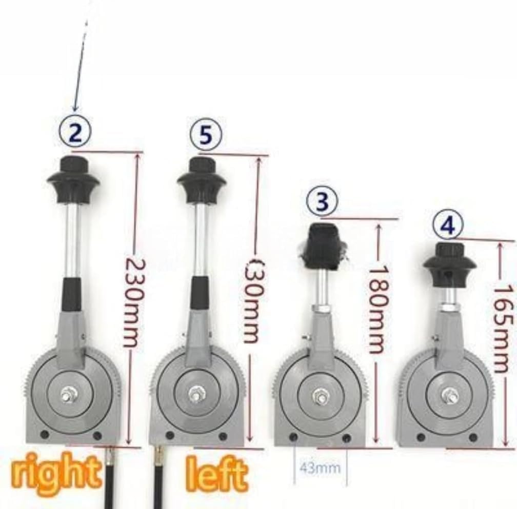 Bold Hand Throttle Controller Cable Auto Parts Sprinkler Diesel Truck Excavator Modification Custom Manual Throttle Cable Parts (1M) (1M Thicken)