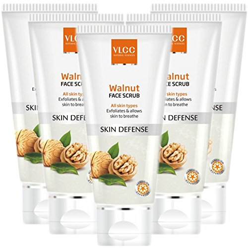 Gommage visage au noyer VLCC lot de 5 tubes de 80g pour une peau nette