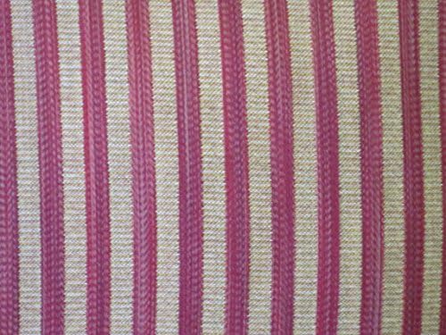 ReynosoHomeDecor Red Burgundy and Yellow/White Stripes Brocade Square Decorative Throw Pillow Covers (32x32 Inch Pillow Cover)