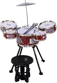 Bateria Musical com Luz e Banco - Castela