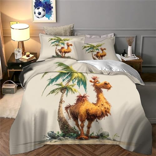 Parure de lit 3D effet microfibre résistante pour enfants et rois