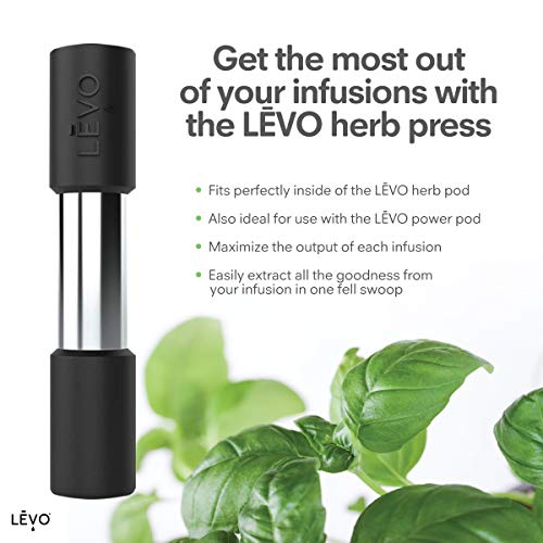 LĒVO Herb Press - Stainless Steel and Silicone Herb Press - Accessory for LĒVO I & LĒVO II - Extract Every Drop of Your LĒVO Herbal Infusions - Image 3