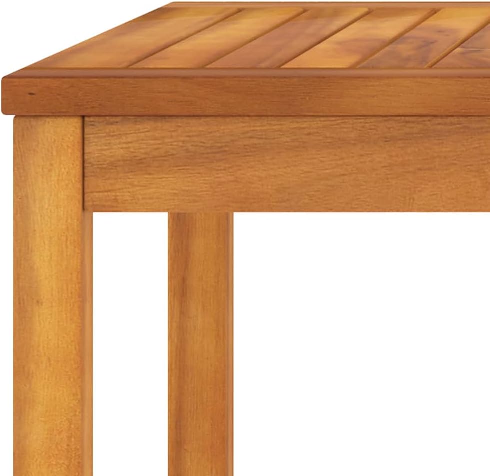 vidaXL Patio Lounge Set 5 Piece, Patio Furniture Set for Outdoor, Sectional Sofa with Cushions, Corner Sofa, Modern Style, Cream Solid Wood Acacia