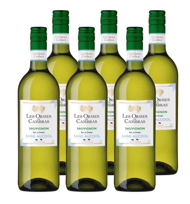 Les Ormes de Cambras - Blanc - Sans Alcool - Lot de 6 bouteilles x 75cl