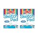 Melissa & Doug Sketch Pad, Arts & Crafts, Fade-Resistant, Acid-Free White Paper, 50 Sheets, 2-Pack, 9” W x 12” L, Great Gift for Girls and Boys - Best for 3, 4, 5 Year Olds and Up