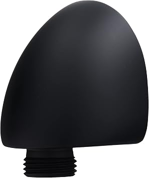 Wall-Mount Supply Wall Elbow for Hand Held Shower, Matte Black