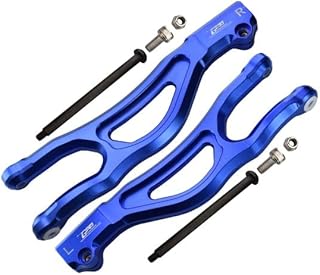 Aluminum Front Upper Arms for Arrma 1:5 KRATON 8S BLX / Outcast 8S BLX / KRATON EXB Roller - 2Pc Set Blue