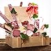 WURSTBARON® Wurst & Käse Geschenk Kiste aus Holz mit Beschlägen, Salami Snacks, Tolle Geschenkidee für jeden Anlass