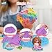 Mermaid Terrarium Craft Kit for Kids, DIY Arts & Crafts Gift for Girls, LED Night Light Up & Remote Mermaid Birthday Gifts Toys for Girls Age 5 6 7 8 9 10 11 12 Year Old