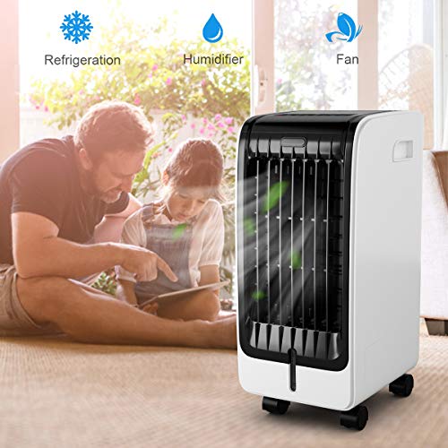 Toolsempire Air Conditioner Cooler with Fan & Evaporative Air Humidifier, Touch Pad/Remote Control