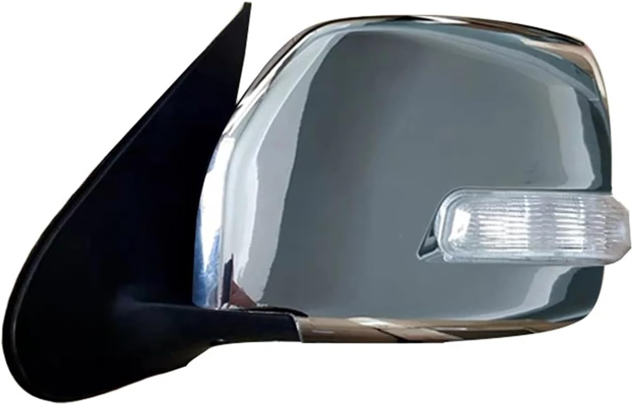 Wing Mirror Assembly Car Accessories Outside Rearview Mirror Assembly For Joylong For Hiace Auto With LED Turn Signal Electric Adjustment Mirror Assy Cars Wing Mirrors(B,Left)