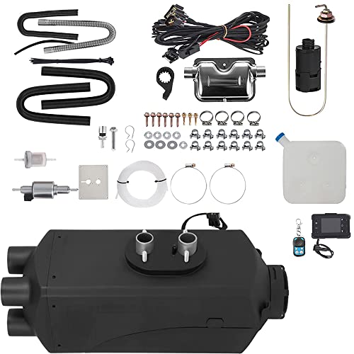 TOTMOX Aquecedor a diesel de ar 8KW 12V 1 saída de ar LCD controle de temperatura aquecedor de ar co