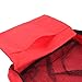 PAXLAMB First Aid Bag First Aid Kit Empty Medical Storage Bag Red Trauma Bag for Emergency First Aid Kits Car Workshop Cycling Outdoors (Red 1PC)