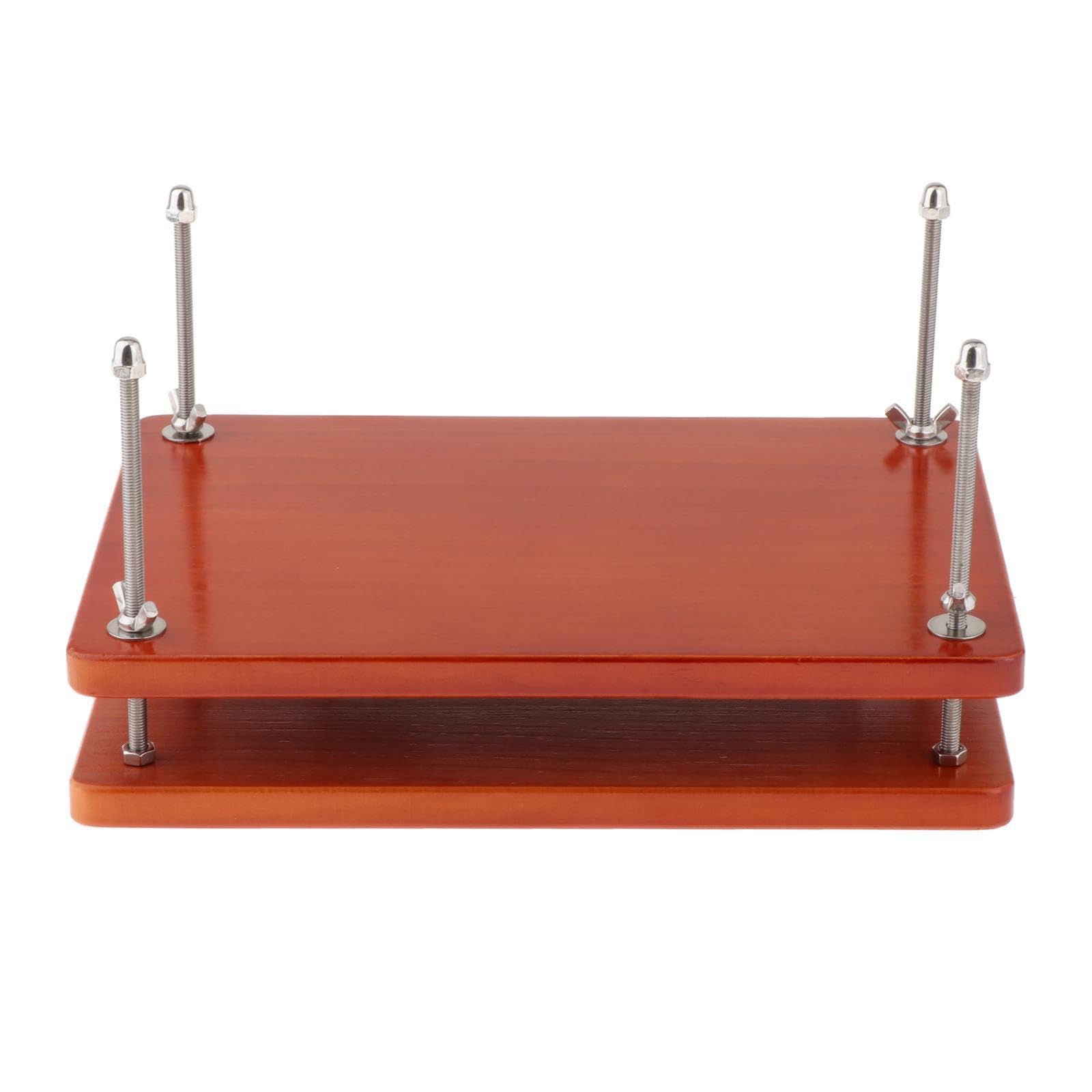 Presse à Relier Portable en Bois, Format Compact pour Un Transport Facile. Idéale pour Les Amateurs de Reliure et d'albums Photo. Presse à Relier en Bois pour Le Bureau et Le Bricolage.