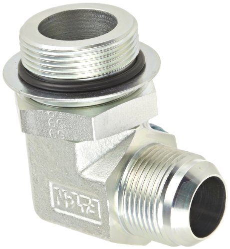 Eaton Aeroquip 2062-20-16S Steel Flared Tube Fitting, 90 Degree Elbow, 1