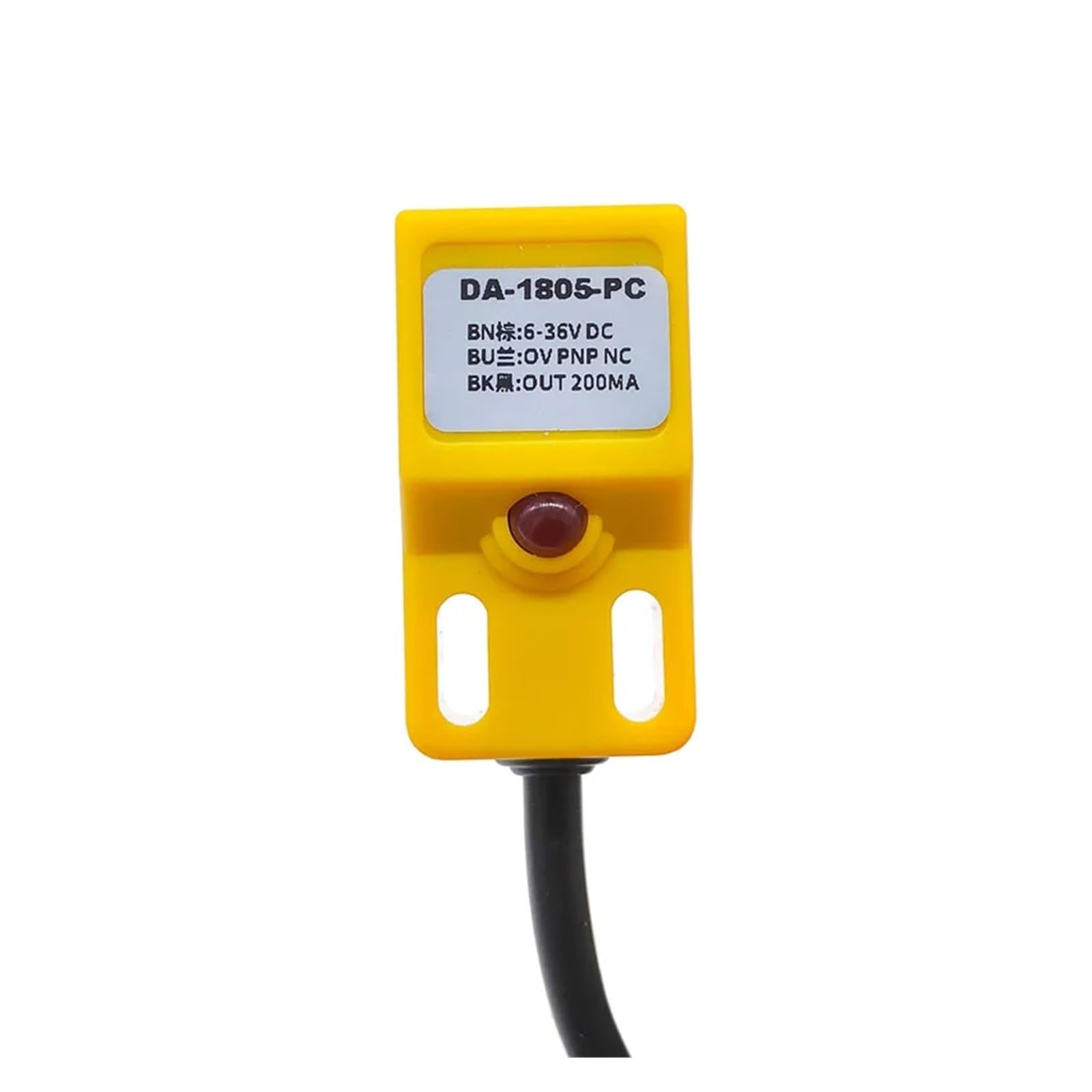 5pcs Proximity Switch 1805 5mm NPN PNP Square Metal Sensor Three Wire DC 5V Limit 24V NO NC 3(1805 PNP NO 5pcs)