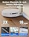 ECOVACS DEEBOT T90 Omni Saugroboter mit Wischfunktion, Roboterstaubsauger 30.000 Pa, OZMO-Roller 3.0, Triple Lift, TruePass 4WD, AIVI 3D 4.0, Haustierpflege, Frischwasser-Hochdruckreini... Weiß
