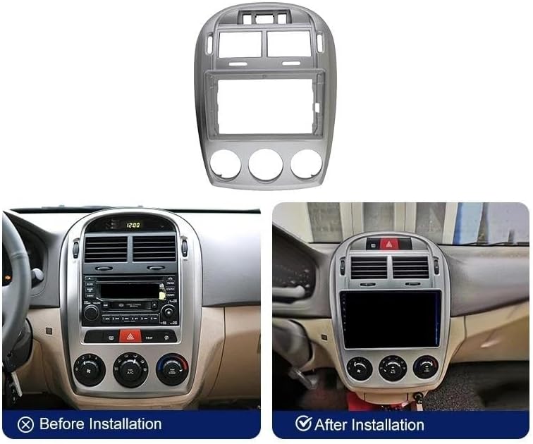 ラジオファシアフレーム カーラジオフェイシア アンドロイド MP5プレーヤー パネルケースフレーム 2DIN ヘッドユニット ステレ