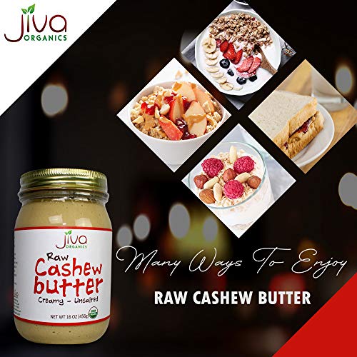 Jiva Organics Raw Organic Cashew Butter 16-Ounce Jar thumb #5