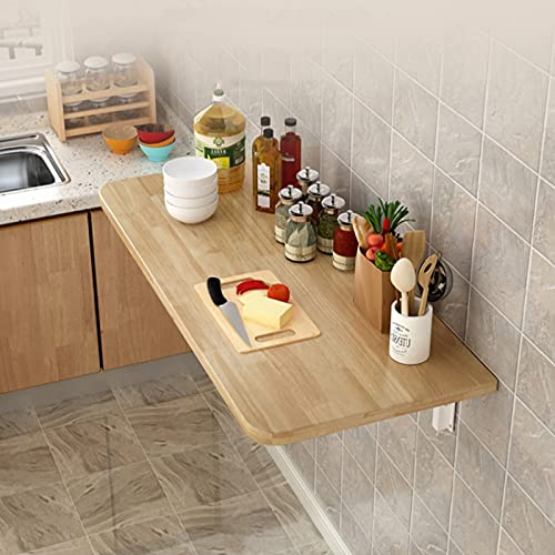 Mesa de desayuno, mesas plegables de pared, mesa de pared plegable, mesa de comedor de hojas abatibles para cocina, mesa de trabajo, mesa colgante pequeña que ahorra espacio, escritorio de computado