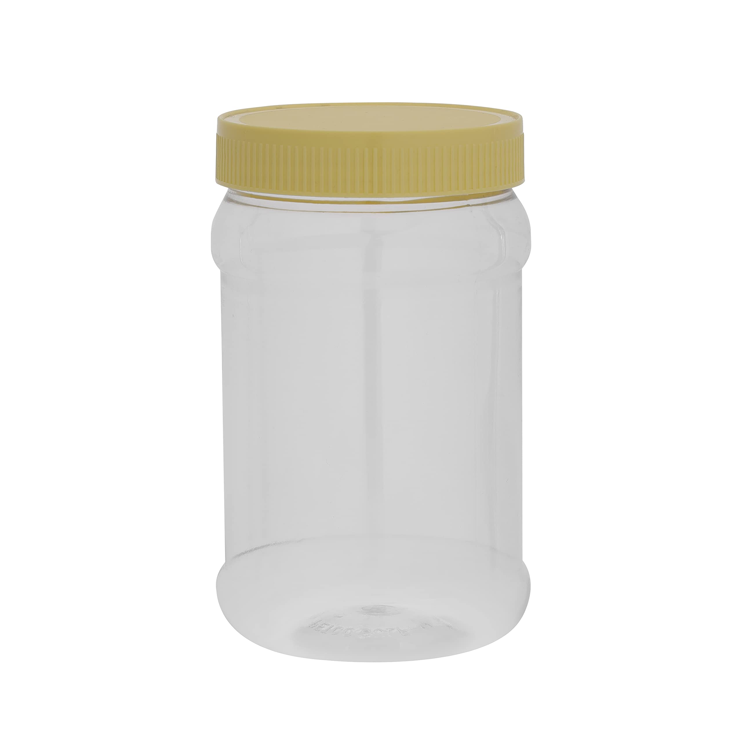 1.0Ltr Round Pet Jar With Cap