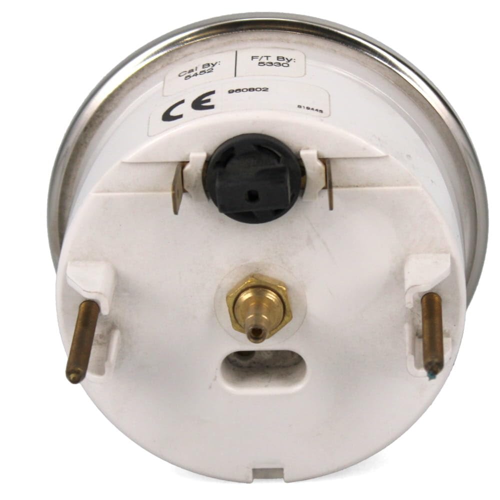 Stratos Boat Speedometer Gauge 205140 | 3 1/4 Inch Silver Gray